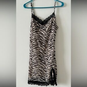 Zebra Print Dress in Small